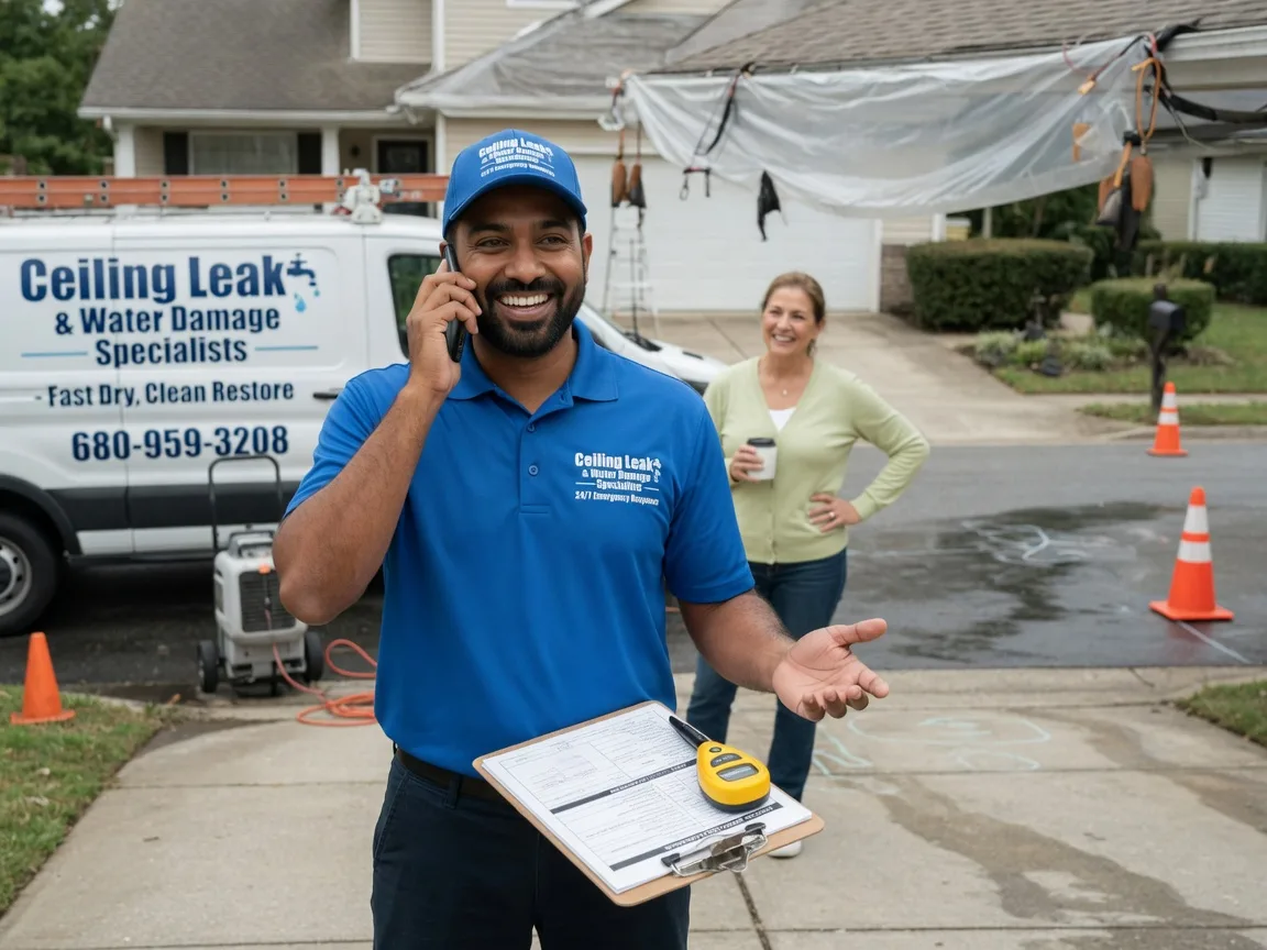 Ceiling Leak Cleanup Queen City, TX FAQs